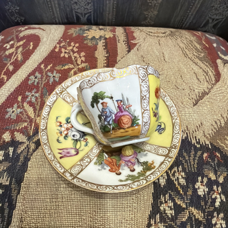 Meissen damgalı fincan