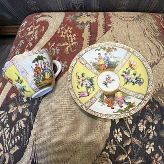 Meissen damgalı fincan