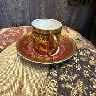 Rosenthal 24k altın iş fincan