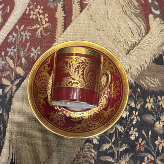Rosenthal 24k altın iş fincan