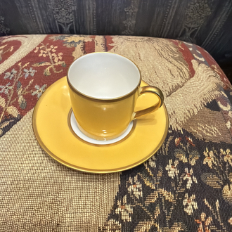 Limoges sarı fincan