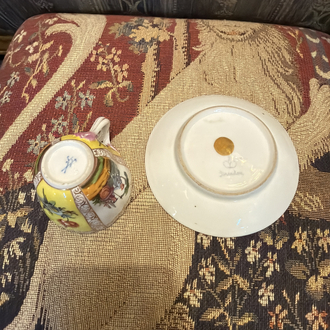 Meissen damgalı fincan