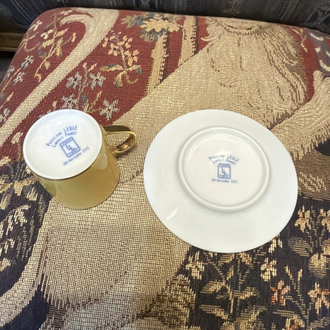 Limoges sarı fincan