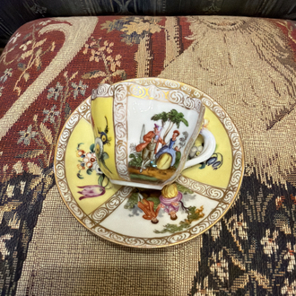 Meissen damgalı fincan