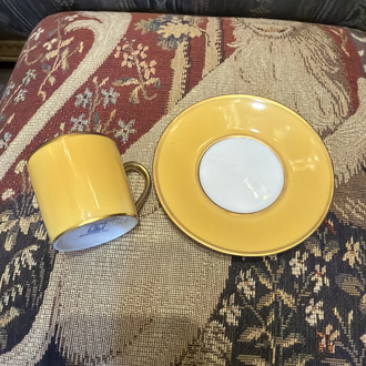 Limoges sarı fincan