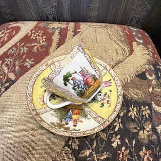 Meissen damgalı fincan