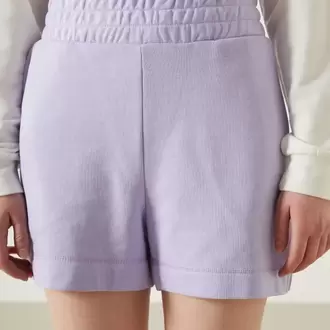 LCW Vision Lila Beli Lastikli Kadın Şort