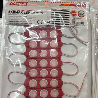 Parmak led kırmızı adet