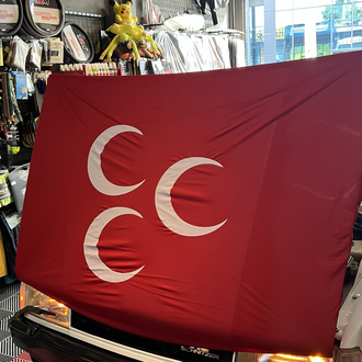 Üç hilal bayrak Kaput için lastikli ipli Üniversal tüm araçlara uyar