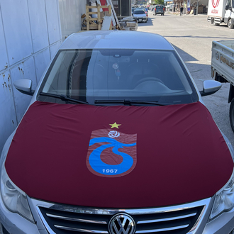 Trabzonspor bayrağı kaput için lastikli ipli Üniversal tüm araçlara uyar