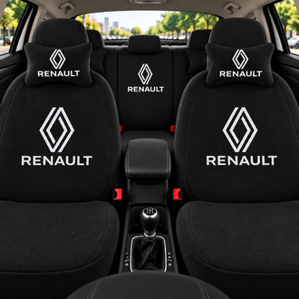 Renault logolu 8 parça servis kılıfı siyah