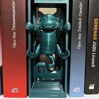 Kedi Ayarlanabilir Kitap Tutucu