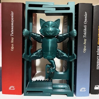 Kedi Ayarlanabilir Kitap Tutucu