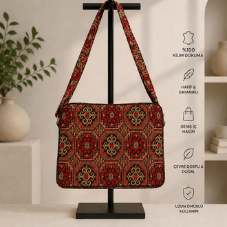 Kilim Dokuma Omuz Çantası