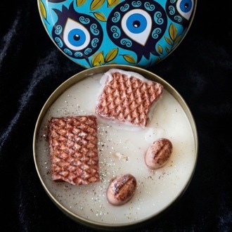 Mocha Muse Nazar Boncuklu Teneke Kutu Soya Mum