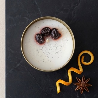 Spiced Mocha Nazar Boncuklu Teneke Kutu Soya Mum