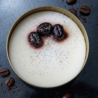 Spiced Mocha Nazar Boncuklu Teneke Kutu Soya Mum