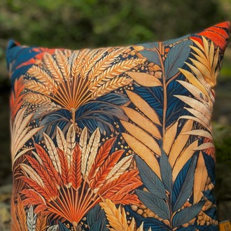 Red Palm 45x45 Kırlent Kılıfı