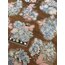 Flowers in full Bloom Pet Stickers/Blue