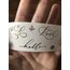 WT Original Gold Foil Motto Washi Bant/1 döngü