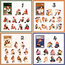 Season Winter Character Sticker Packs