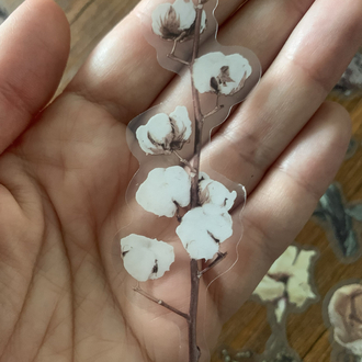 Dried Flowers Pet Stickers