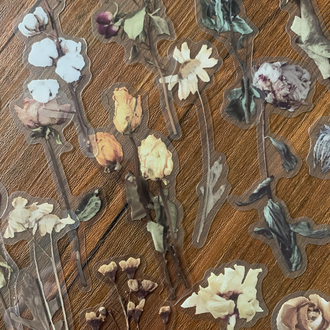 Dried Flowers Pet Stickers