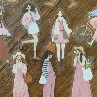 Pink Dreamers Pet Stickers