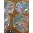 Butterflies on the Moon Cyrstal Pet Stickers