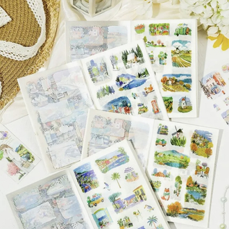 Four Seasons Pet&Washi Sticker Kitapçıkları