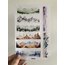 Mountain Borders Şeffaf Sticker Sayfası