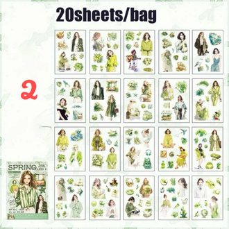 Floral Moments Pet Sticker Kitapçıkları 
