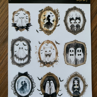 Haunted Portraits Sayfa Sticker