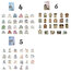 Lovely Whimsical Houses Pet Sticker Box