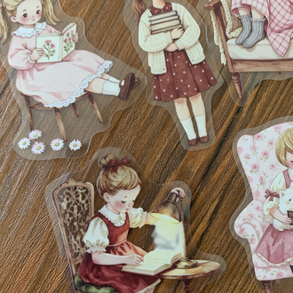 Red Reading Days Pet Stickers
