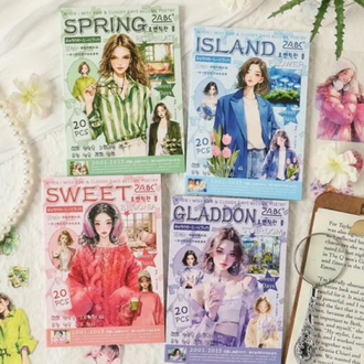 Floral Moments Pet Sticker Kitapçıkları 