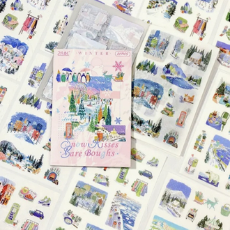Four Seasons Pet&Washi Sticker Kitapçıkları