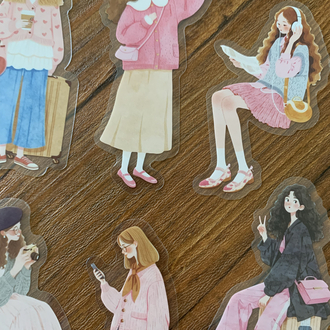 Pink Dreamers Pet Stickers