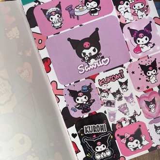 Hello Kitty & Kuromi Sticker Defteri