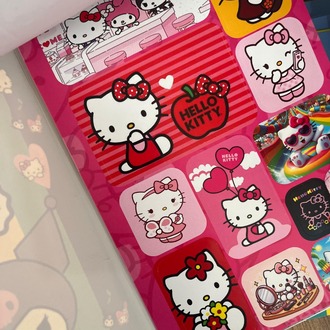 Hello Kitty & Kuromi Sticker Defteri