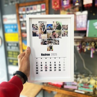 Kişiye Özel Fotoğraflı Takvim