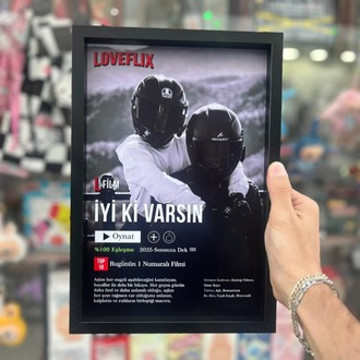 LoveFlix Özel Tasarım Çerçeve