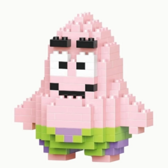 Mini Blok Oyuncak Figür – Patrick Modeli | Mikro Lego Seti 166 Parça