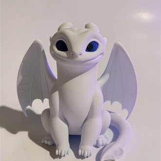 Light Fury Figür 23 cm – Büyük Boy Dekoratif Koleksiyon