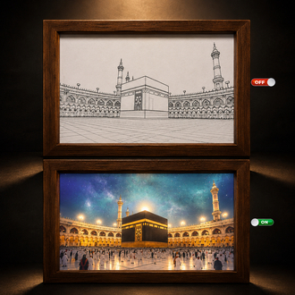 Kabe Işıklı Tablo
