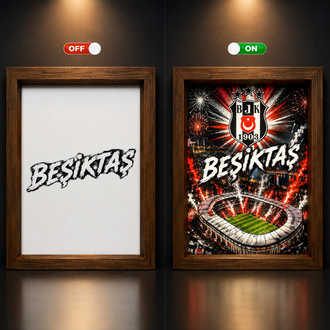 Beşiktaş ışıklı tablo