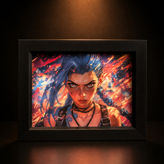 Arcane jinx ışıklı tablo