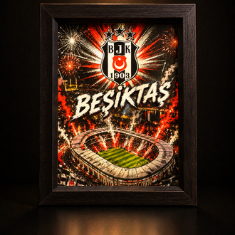 Beşiktaş ışıklı tablo