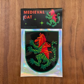 Medieval Cat - Sticker