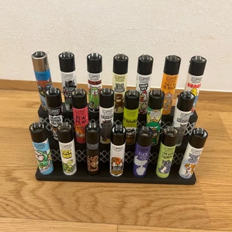 clipper çakmak standı 20li
